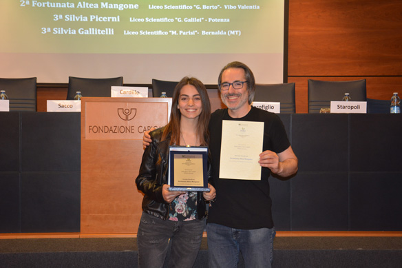 II classificata Fortunata Altea Mangone Liceo Scientifico “G. Berto”-  Vibo