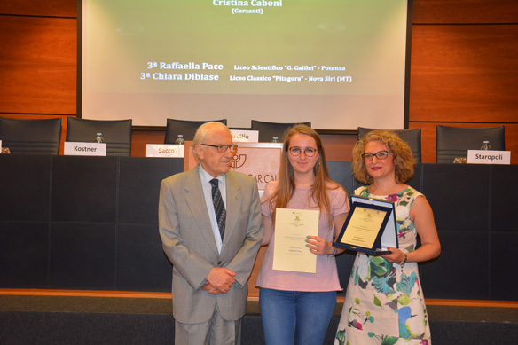 III classificata ex aequo Raffaella Pace Liceo Scientifico “G. Galilei” – Potenza