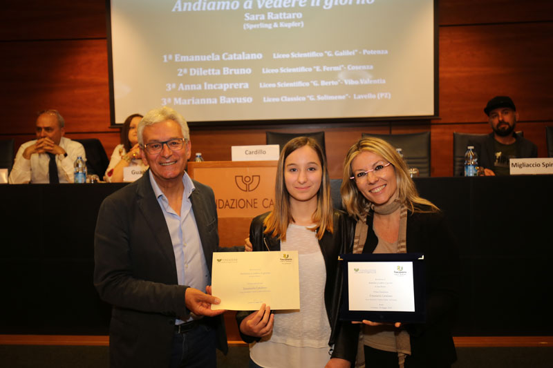 I classificata ex-aequo Emanuela Catalano Liceo Scientifico “Galileo Galilei” di Potenza