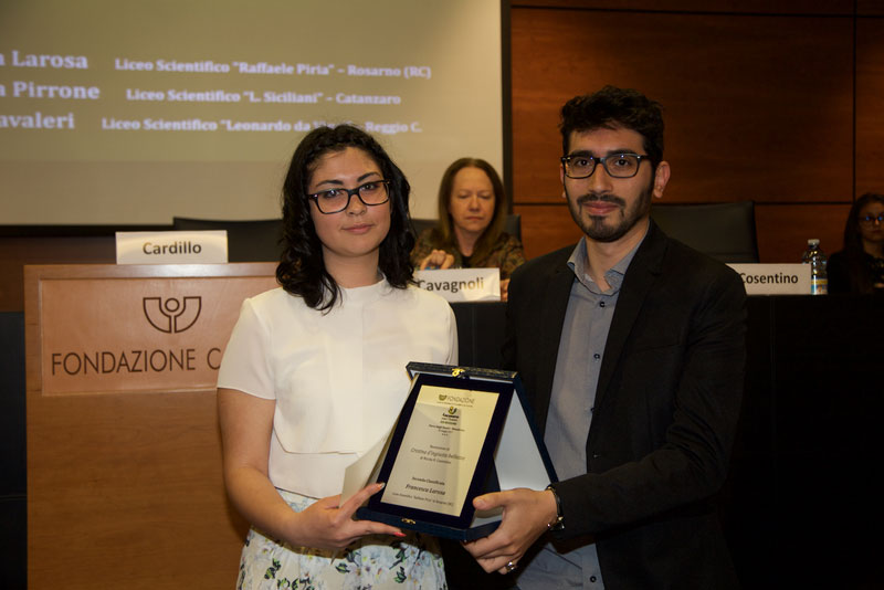 II classificata ex-aequo Francesca Larosa Liceo Scientifico “Raffaele Piria” – Rosarno (RC)