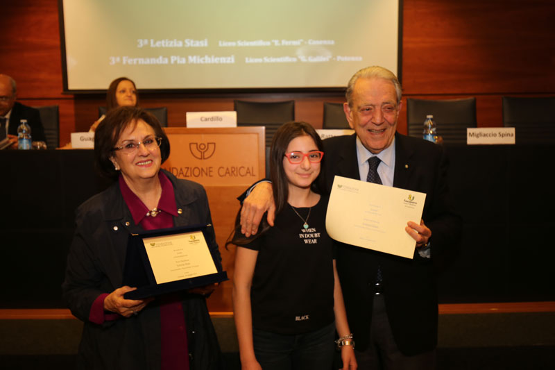 III classificata ex-aequo Letizia Stasi Liceo Scientifico “Enrico Fermi” di Cosenza